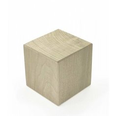 Кубик деревянный 10 см Wood Fun