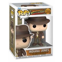 Фигурка POP! Индиана Джонс в куртке Indiana Jones №1355 головотряс, подставка, 12,5 см Funko