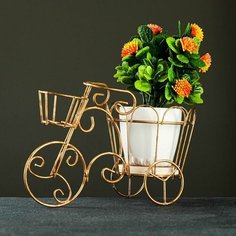 Кашпо-велосипед 20*10*13см нет бренда