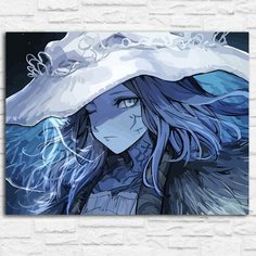 Картина по номерам на холсте игра Elden Ring (Ренни, Renna, ps, pc, xbox, switch) - 12636 Г 30x40 Бруталити