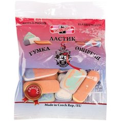 Набор ластиков Koh-I-Noor, 50г, овальный, комбинированный, натуральный каучук, европодвес, 2 штуки