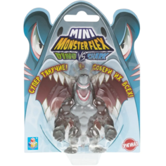 Фигурка тянущаяся MINI MONSTER FLEX DINO VS SHARK акула-тигр 7 см 1TOY Т23837_8