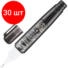 Комплект 30 штук, Корректирующий карандаш 9г, Главный Редактор черный корп морозо-й 7379BHE Noname