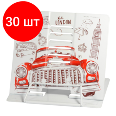 Комплект 30 штук, Подставка для книг красный автомобиль. лондон регулир наклон (металл)24-0005 Bruno Visconti