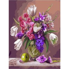 Картина по номерам Весенний букет 40х50 см Hobby Home