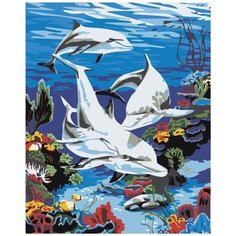 Картина по номерам Дельфины 40х50 см Hobby Home