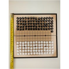 Игра Го магнитная Gomoku 24.5см х 24.5см, логическая настольная игра падук, игра вэйци