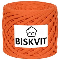 Трикотажная пряжа пряжа-шнуры Biskvit Мандарин