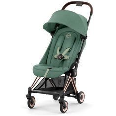 Прогулочная коляска Cybex Coya Leaf Green на шасси Rosegold