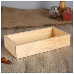 Дарим Красиво Подставка "Прямоугольник" из сосны, 25×13×5 см