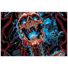 Картина по номерам на холсте музыка Metallica - 8668 Г 60x40