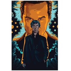 Картина по номерам на холсте Шерлок холмс и мориарти - 3 40X60