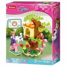 Игрушки SLUBAN Констр-р 38-0970A Дрессировка питомца-1 82 дет.