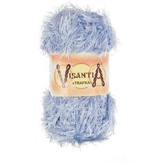 Пряжа VISANTIA "TRAFKA" 100% полиэстер 5 шт.х100г 150м №0067 голубой
