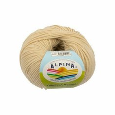 Пряжа ALPINA ORNELLA MERINO 10 шт. х 50 г шт. в упак. цвет №501 св. бежевый (ORNELLA MERINO-№501 св. бежевый)