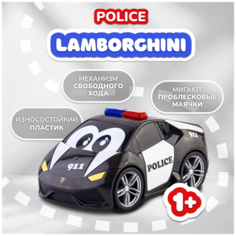 Машинка для малышей Bburago Junior (Биби Джуниор) Police Lamborghini Huracan. 16-81206