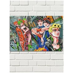 Картина по номерам Аниме JOJO (Джованна, Джотаро, ДжоДжо) - 7732 Г 60x40