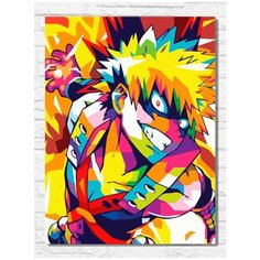 Картина по номерам на холсте Аниме моя геройская академия (Кацуги Бакуго) - 9184 В 30x40