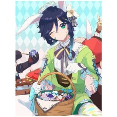 Картина по номерам на холсте Игра Genshin Impact Венти - 7472 В 30x40