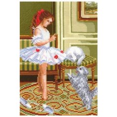 Набор для вышивания Сделай своими руками "В балетном классе", 18x26 см