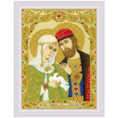 Набор для вышивания "Петр и Феврония", 30х40 см, Риолис (Сотвори Сама)