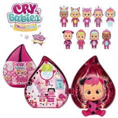 IMC Toys Пупс-сюрприз плачущий младенец c розовым домиком Cry Babies Magic Tears Pink Edition