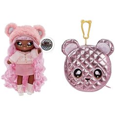 Мягкая кукла-сюрприз На На На Сюрприз Гламурные - Cali Grizzly (Na! Na! Na! Surprise Metallic Purse Glam Series Cali Grizzly)