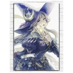 Картина по номерам на холсте игра Final Fantasy Realm Reborn (PS, Xbox, PC, Switch) - 11164 В 60x40