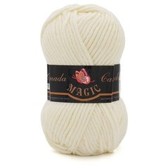 Пряжа Magic Canada (Канада) 3703 экрю 30% шерсть, 70% акрил 100г 100м 5шт