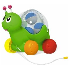 Каталка Улиточка на веревочке 01935 /4/ Стеллар