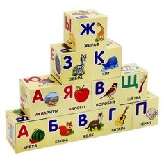 Кубики "Азбука Жукова", в пленке Играем вместе