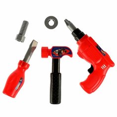 Играем Вместе Набор инструментов Хот Вилс с шуруповертом 325854 ZY1218436-R с 3 лет