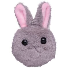 Мягкая игрушка-брелок Fixsitoysi Зайчик, 14 см, серый