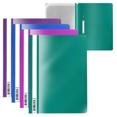 Папка-скоросшиватель А4, 140 мкм, ErichKrause Fizzy Vivid, цвет - микс, 20 шт.