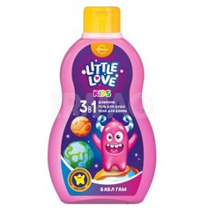 Детский шампунь 3 в 1 свобода Little love бабл гам, 400 мл