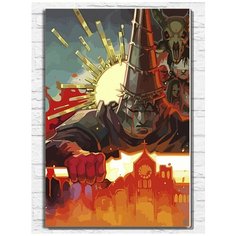 Картина по номерам на холсте игра Blasphemous - 11508 В 60x40