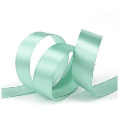 Лента атласная 20мм цв.4314 мятный IDEAL уп.27,4 м