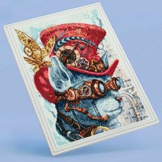 Алмазная мозаика Кот сюрреалист 40x50 см. Цветной