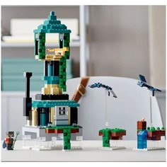Конструктор аналог LEGO Minecraft Воздушный дом сокровищ, Башня на воде 6063 Leduo