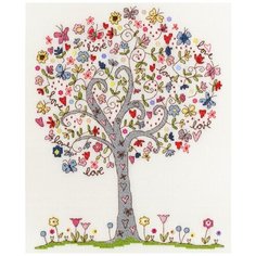 Bothy Threads Набор для вышивания Love Tree (Любимое дерево) 24 x 30 см, XKA2