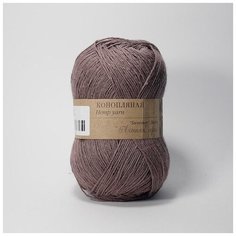 Пряжа Пехорка Конопляная, 70 % хлопок, 30 % конопля, 50 г, 280 м, 5 шт., 187 капучино