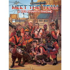 Плакат, постер на бумаге Team Fortress 2-Meet The Team/игровые/игра/компьютерные герои персонажи. Размер 30 х 42 см