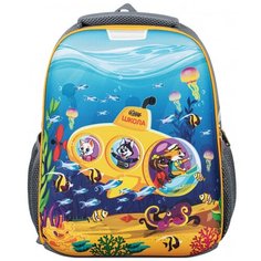 Ранец №1School Light Шустрики,1 отд, эргоном. спинка