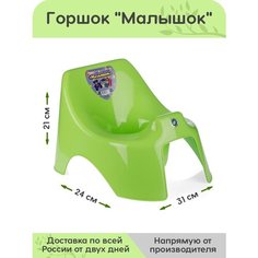 Горшок детский для мальчика и девочки со спинкой Elfplast