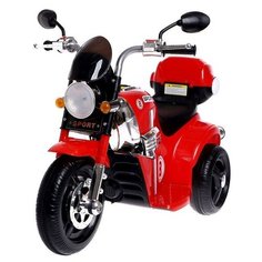 Детский электромобиль «Чоппер», с аккумулятором, световые и звуковые эффекты, цвет красный Noname