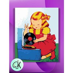 Картина по номерам на холсте Heavy Metal Aesthetic, 40 х 50 см КУЛЬТУРА ЦВЕТА