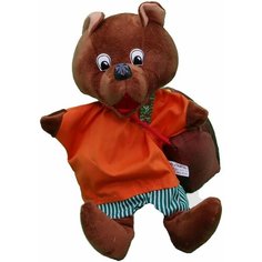 Игрушка на руку Тайга "Медведь с коробом"