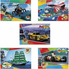 Альбом для рисования, А4, 20 листов, скоба, обложка офсет, HATBER VK, 205х290 мм, "Для мальчиков", 20А4С, A212400 Chester