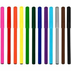 Набор фломастеров 12 цветов Faber-Castell Замок (линия 1-2мм, смываемые)