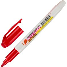 Маркер для белых досок Crown Multi Board Slim 2 мм, красный, 12 шт.